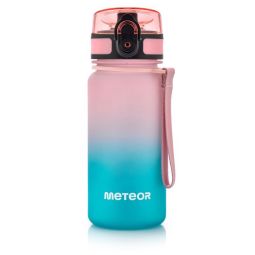 Meteor sports bottle 350 ml pink/turquoise