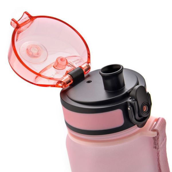 Meteor sports bottle 350 ml pink/turquoise