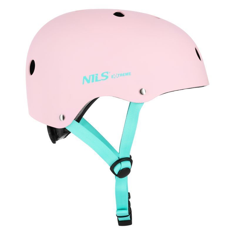 Nils Extreme MTW001-1 bicycle helmet, size M, pink and sea color