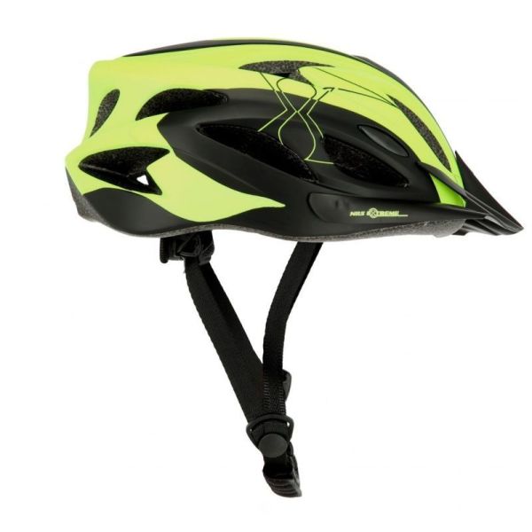 Nils Extreme MTW291 helmet, size L, black and yellow color