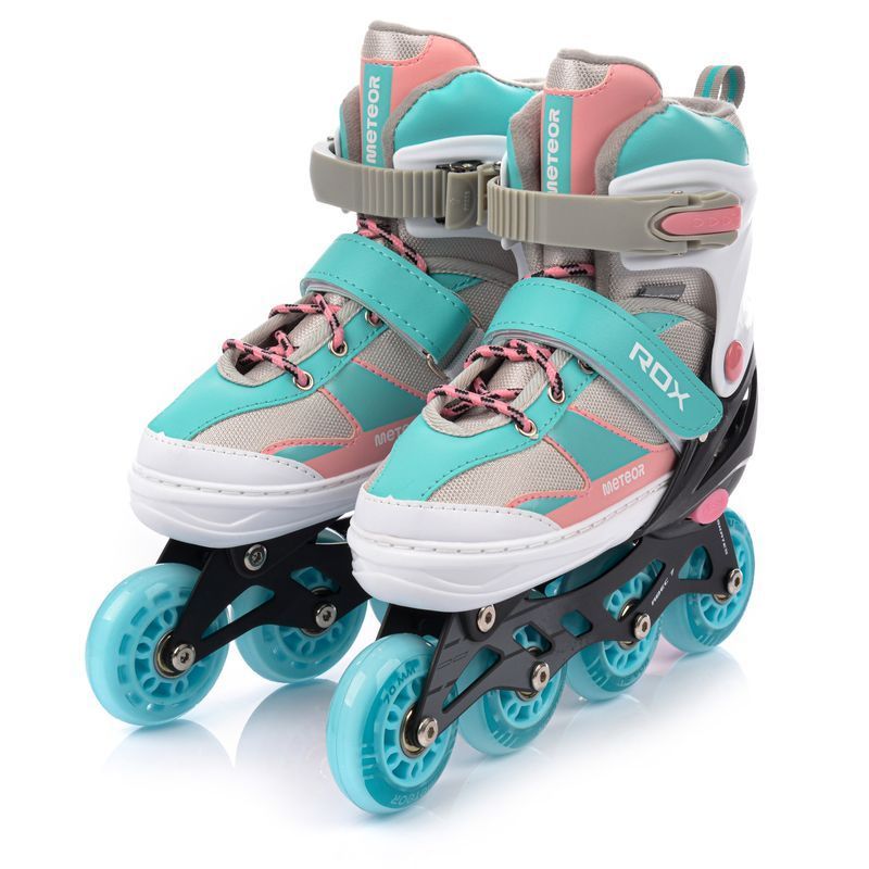 Meteor Rox roller skates pink/light blue