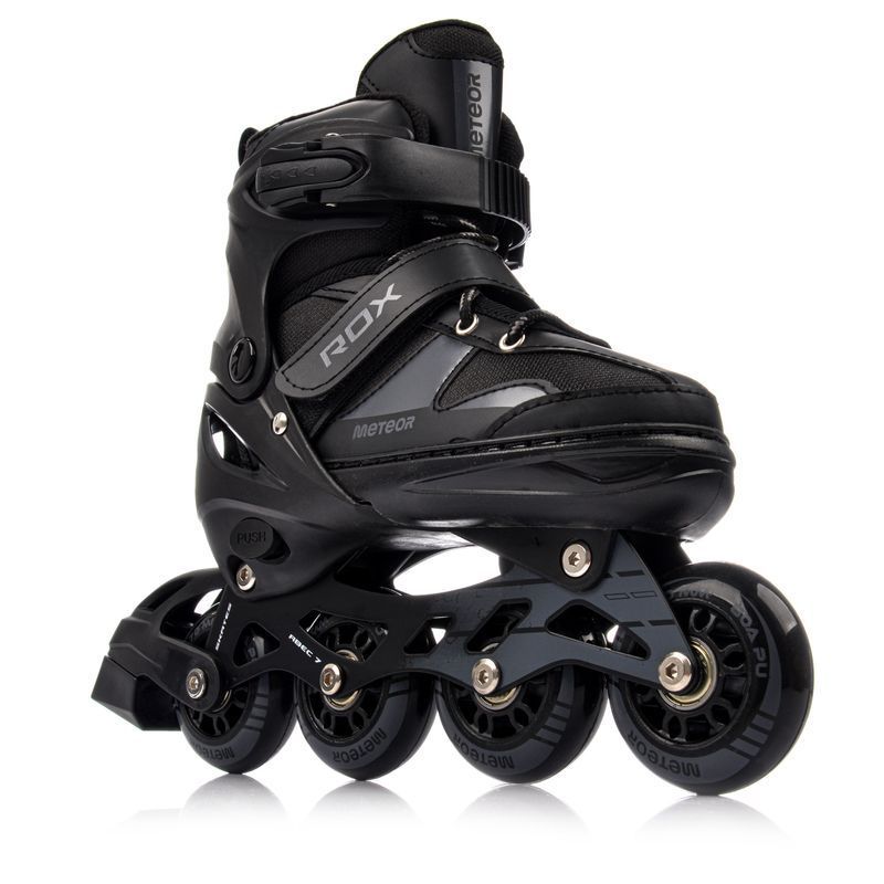 Meteor Rox S black roller skates