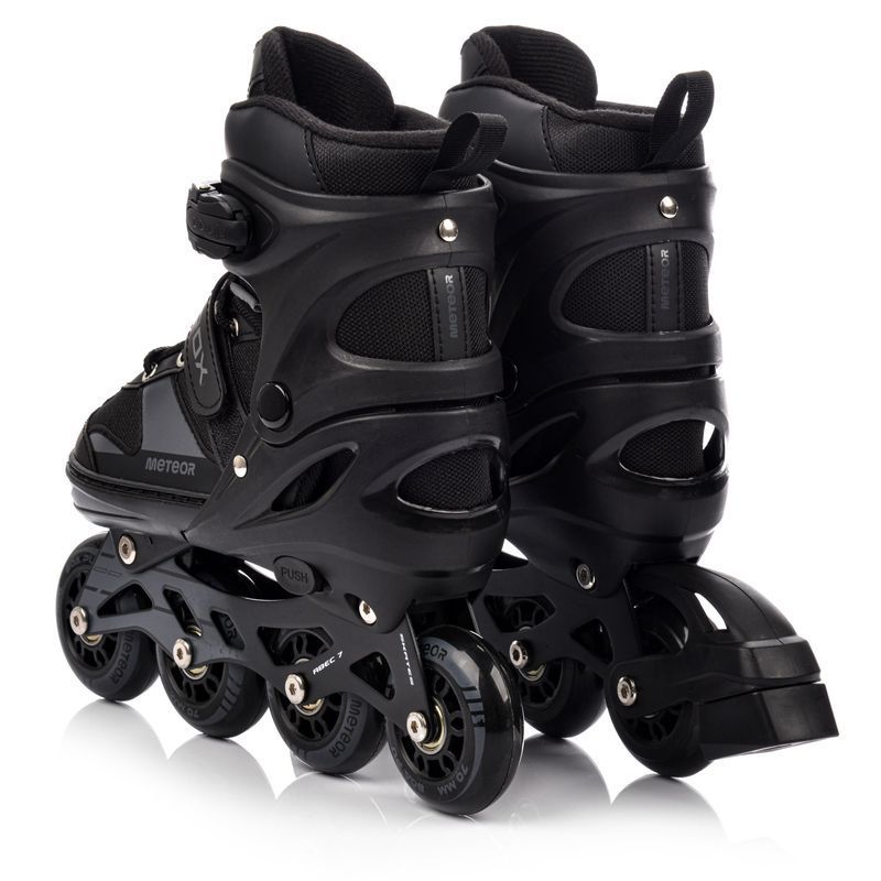 Meteor Rox S black roller skates