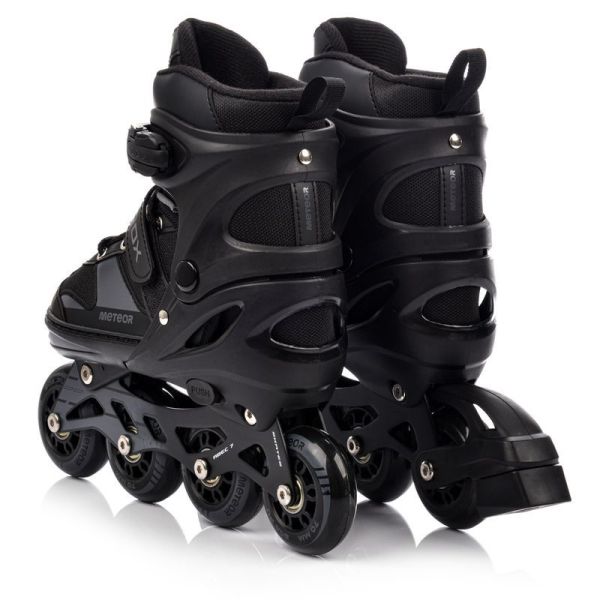 Meteor Rox S black roller skates