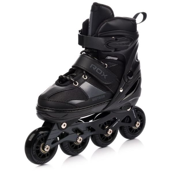 Meteor Rox S black roller skates