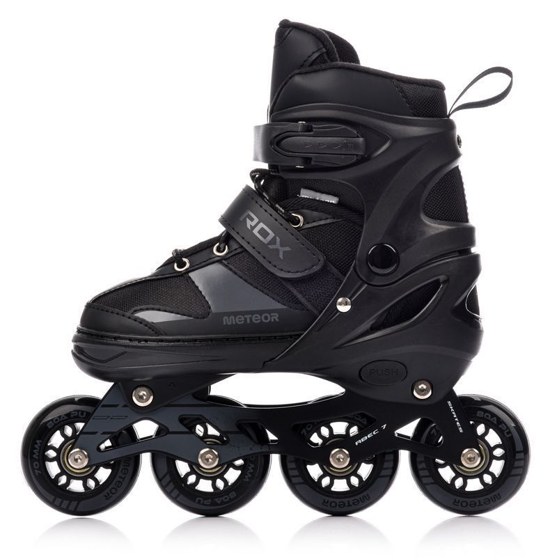 Meteor Rox S black roller skates