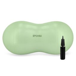 Gymnastic ball with pump ovoball Spokey, green color