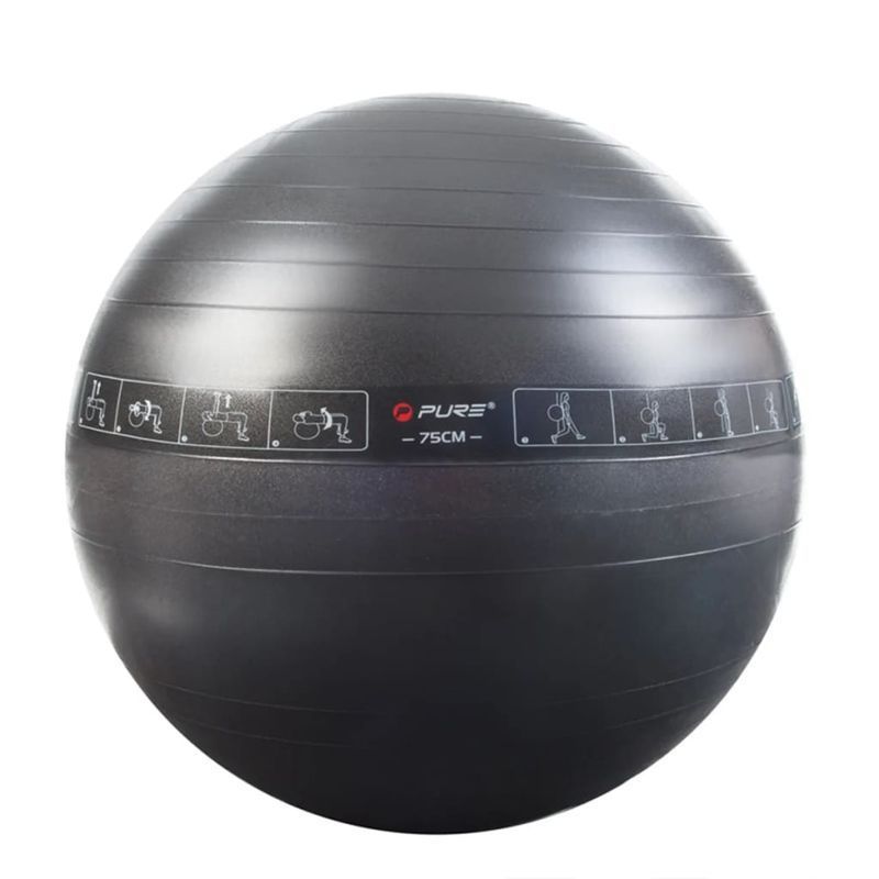 Pure 2 Improve gymnastics ball, black color