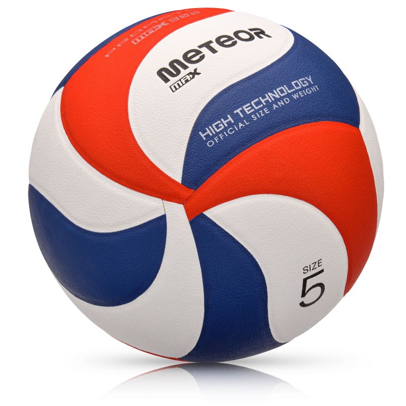 Meteor Max 900 volleyball, size 5, white-red-green color