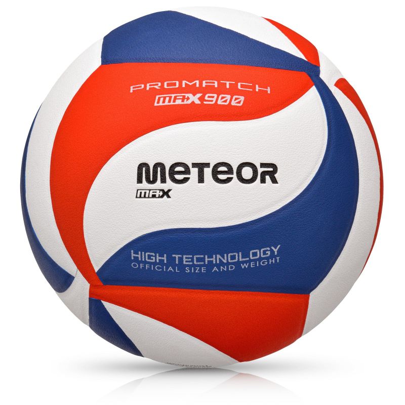 Meteor Max 900 volleyball, size 5, white-red-green color
