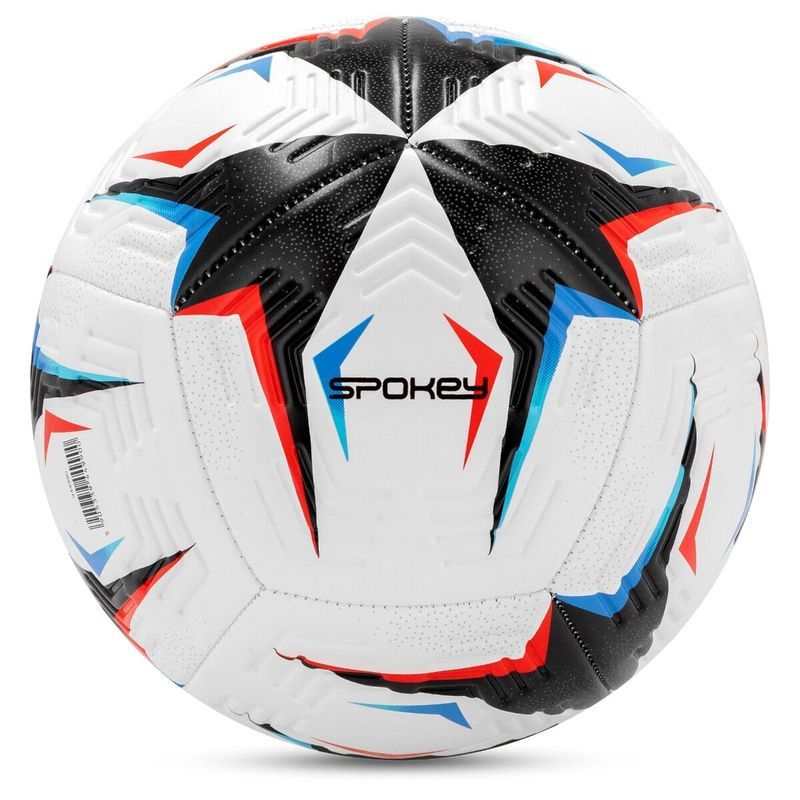 Spokey Flick soccer, size 5, color white-black-blue-red