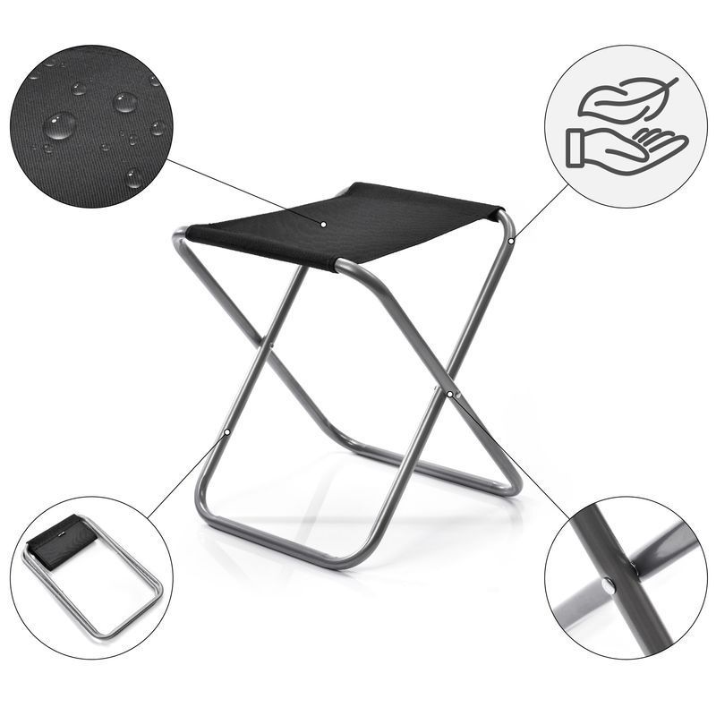 Meteor Rest folding chair, 16532, black color