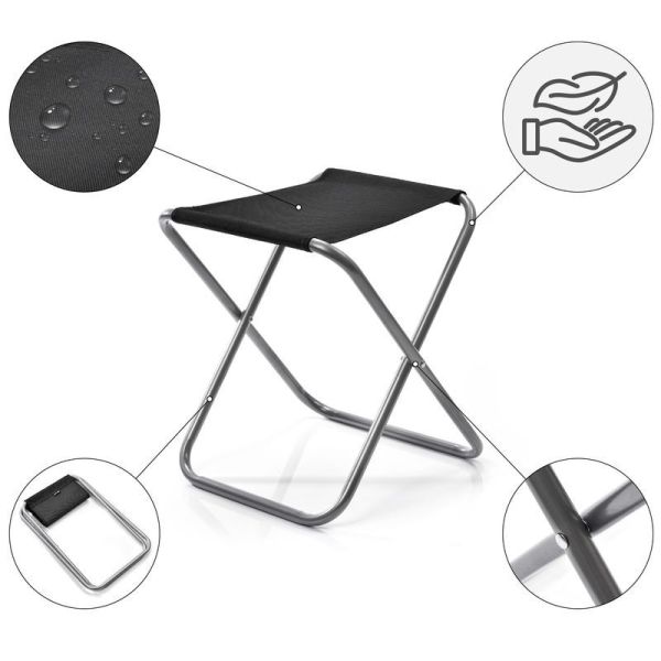Meteor Rest folding chair, 16532, black color