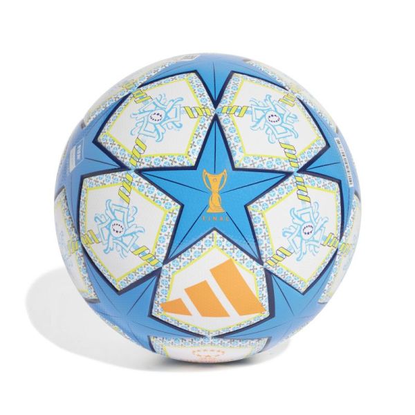Adidas UWCL League soccer ball, size 5, white and blue color
