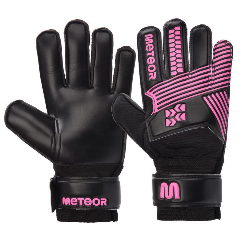Goalkeeper gloves Meteor Catch ,black-pink color