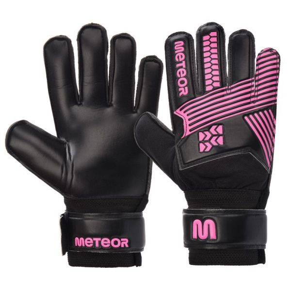 Goalkeeper gloves Meteor Catch ,black-pink color