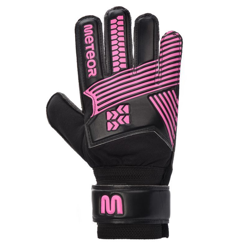 Goalkeeper gloves Meteor Catch ,black-pink color