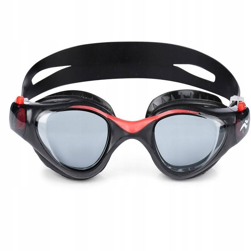 Aqua Speed Maori swimming goggles, black and red color