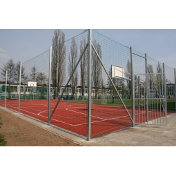 Steel pole 6 m, for fixing nets