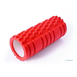 Massage roller 33 cm, red color