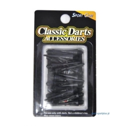 Dart tips black - 24 pcs.