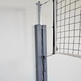 Volleyball wall rail systems